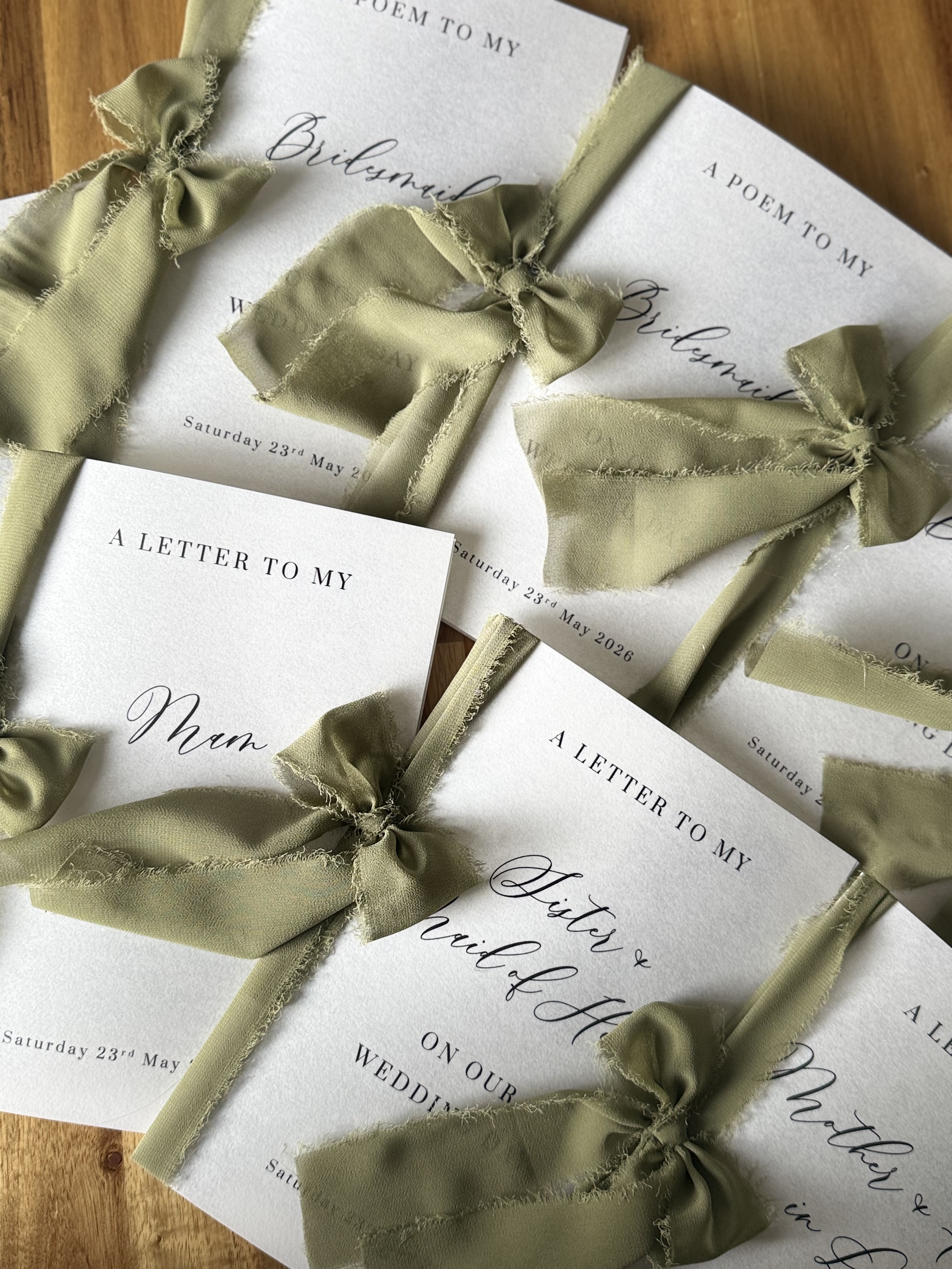 Personalised Guest Letters