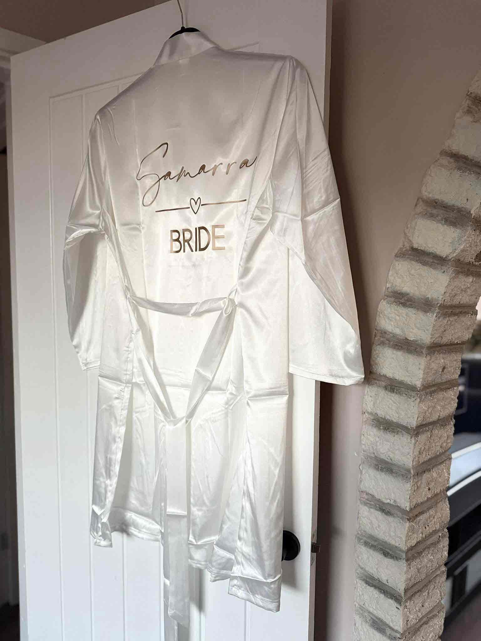 Personalised Satin Robes