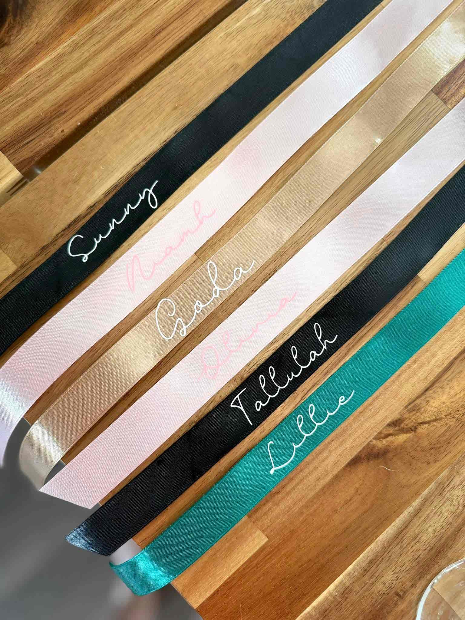 Personalised Ribbon Place Names